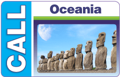 Call Oceania using CALL Oceania calling card.